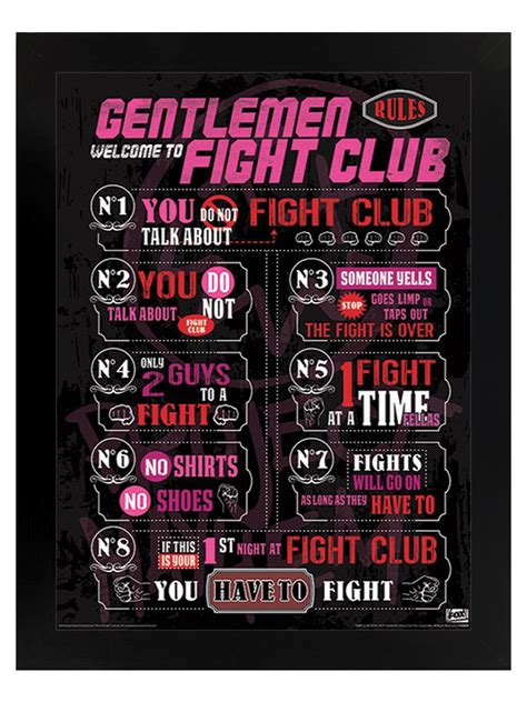 all rules of fight club